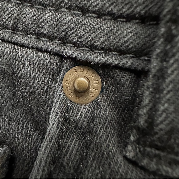 NWOT Acne Studios Climb Skinny Fit Jeans in Used Black - Picture 6 of 11